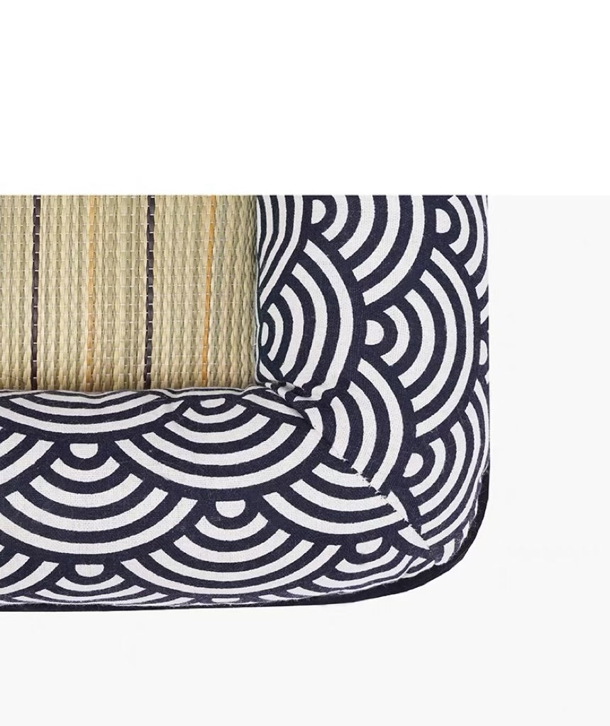 Ukiyo-e Style Summer Cooling Mat with Double-Sided Headrests
